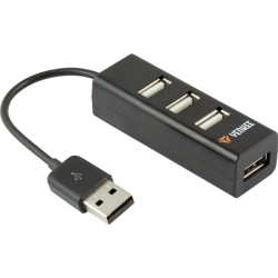 USB rozbočovač HUB 4xUSB 2.0 YHB 4001 BK